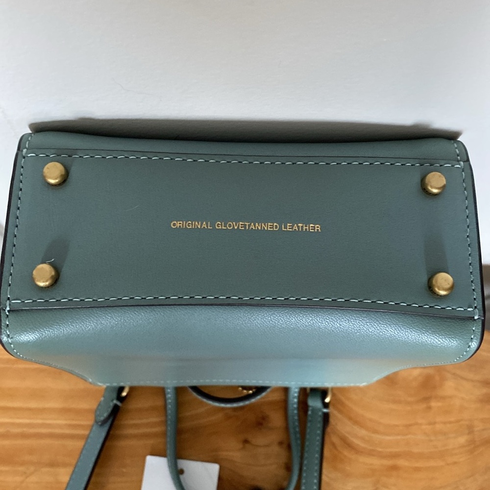 Coach Mini Cashin Tote Leather Handbag Authentic NWT - Picture 8 of 8